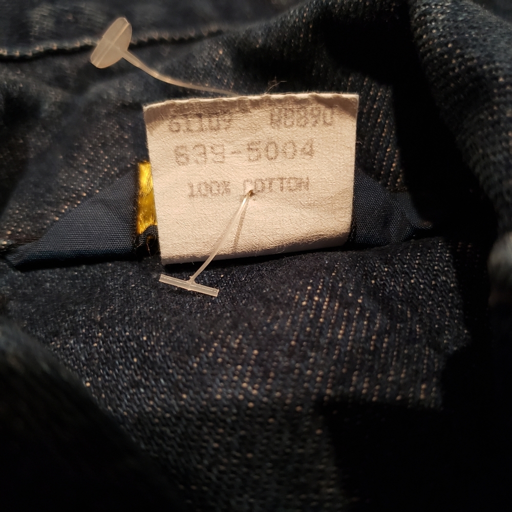 New Genuine Kids OshKosh'Bgosh Navy Denim Jean Jacket NWOT Toddler Girl USA - Picture 10 of 11